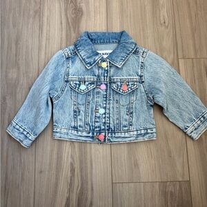 Old Navy Kids Denim Jacket with Multicolor Buttons